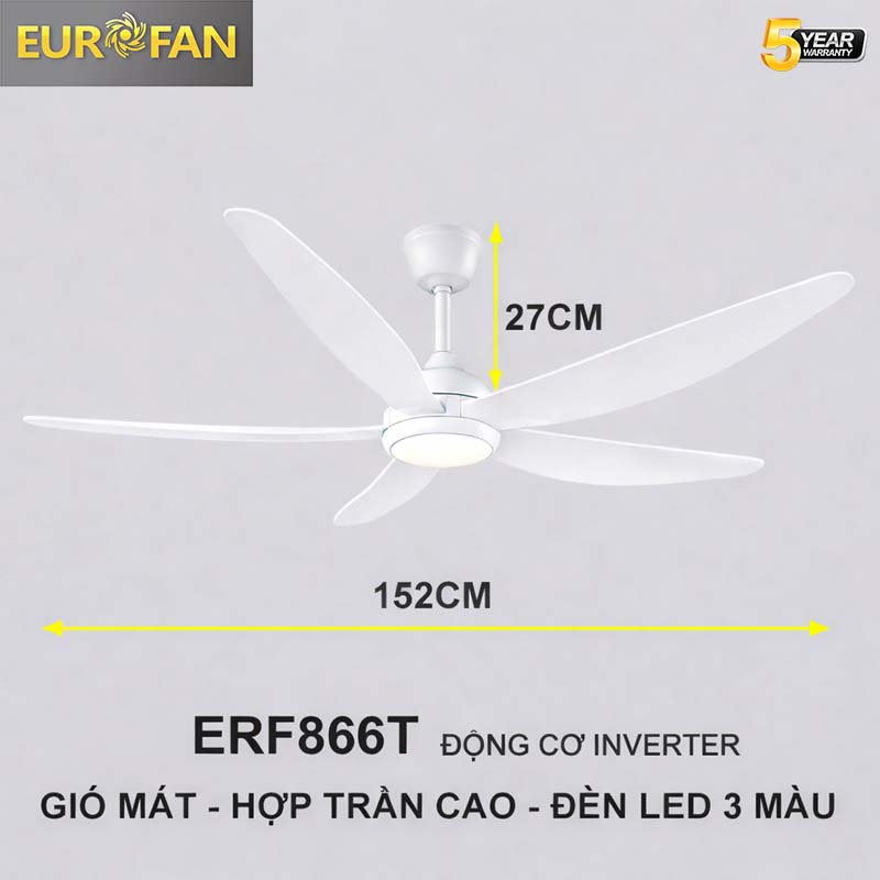 quat tran phong khach dep eurofan866t