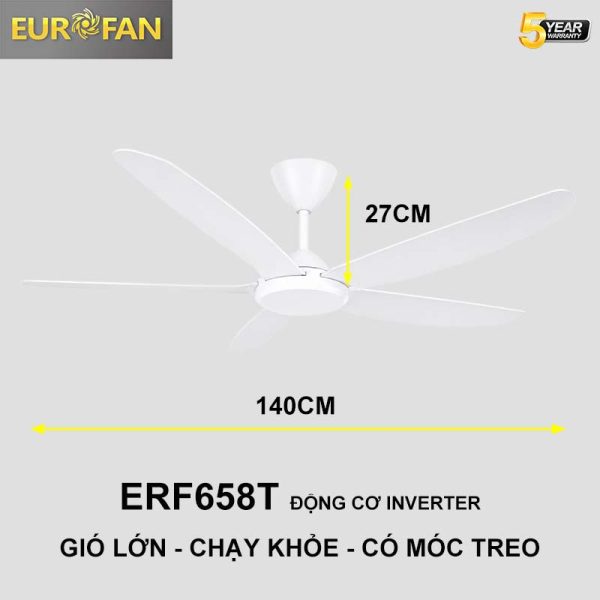quat tran khong den eurofan-erf658t