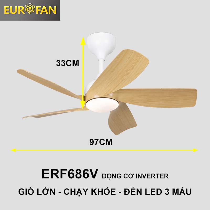 Quạt trần đèn EUROFAN ERF686V