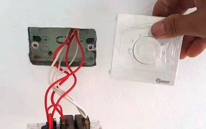 Cách đấu hộp số quạt trần từng bước