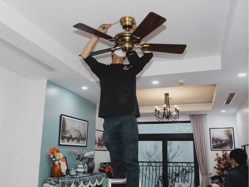 Một số lưu ý quan trọng khi lắp quạt trần