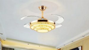 quạt trần đèn giấu cánh
